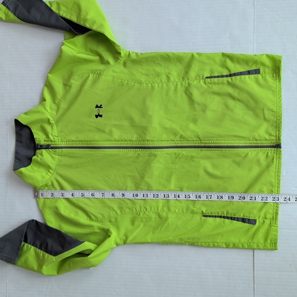 Under Armour Loose Zip Up Lightweight Windbreaker Jacket YMD Youth Medium - Picture 13 of 16